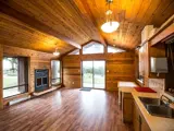 living room and kitchen