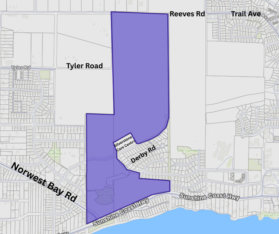 image map of the land